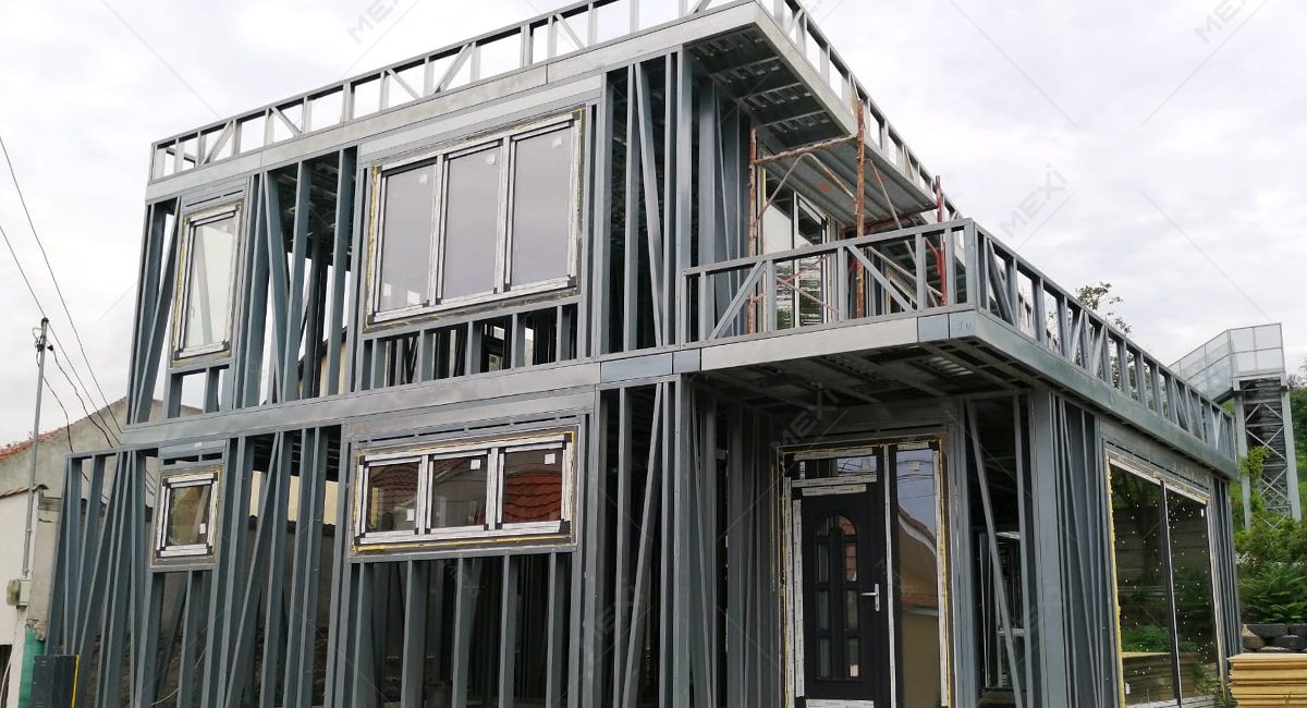 constructie casa pe structura metalica