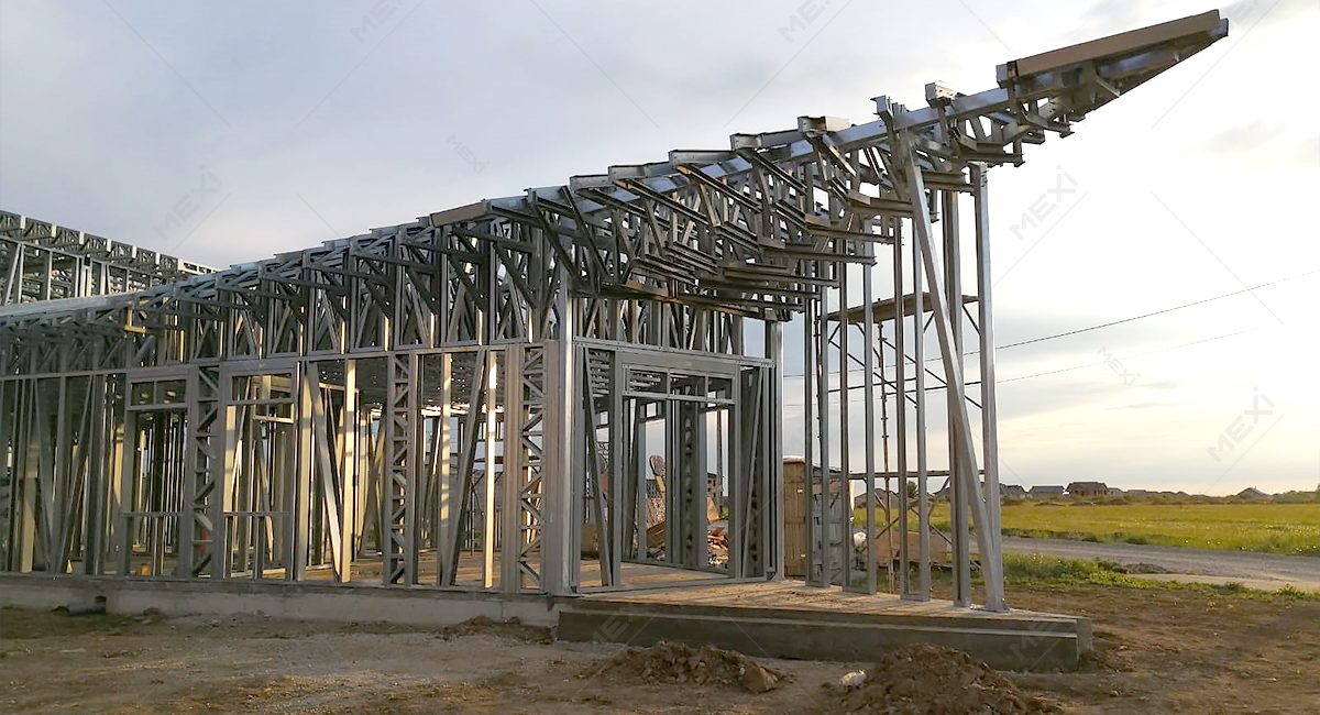 clinica moderna costruita pe structura metalica