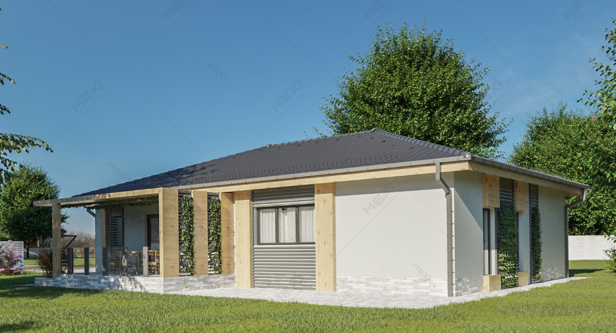 proiect casa modulara cu garaj