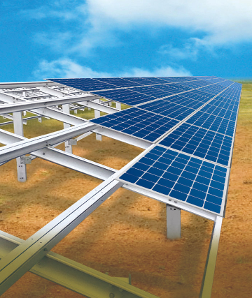 structura metalica pentru sisteme de panouri solare