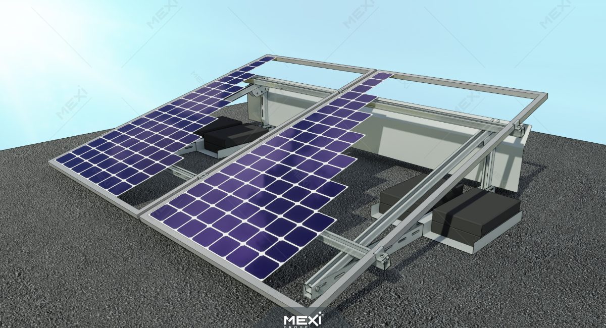 sistem reglabil de montare panouri solare pe acoperiș